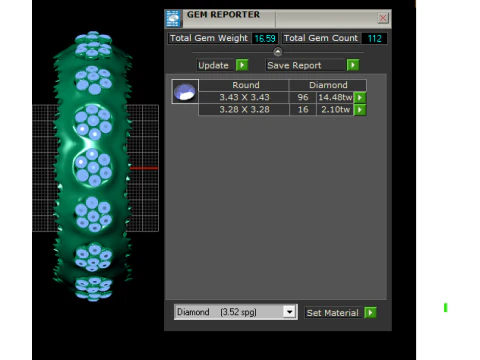 Gold bangles design 3D Print Model