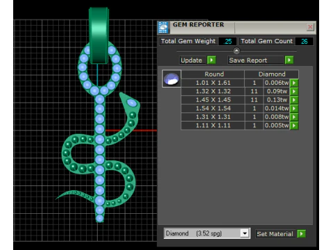 Custom CAD pendant 3D Print Model