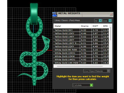 Custom CAD pendant 3D Print Model