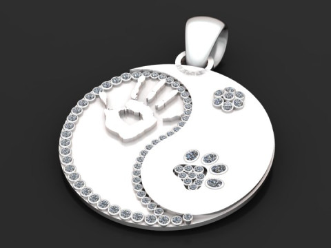 Pet lover jewelry 3D 프린트 모델
