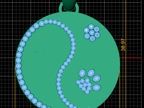 Pet lover jewelry 3D 프린트 모델