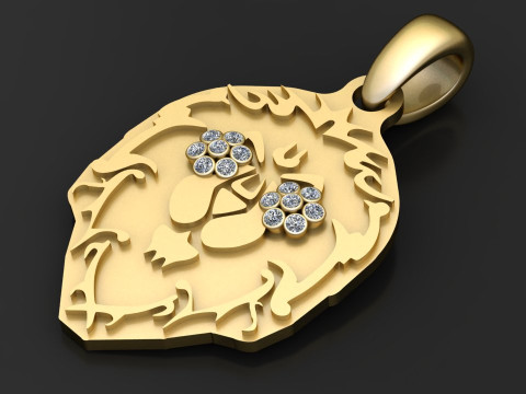 Diamond eye pendant Modelo de Impressão 3D