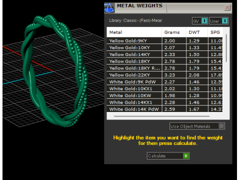 Twisted gold ring 3D प्रिंट मॉडल