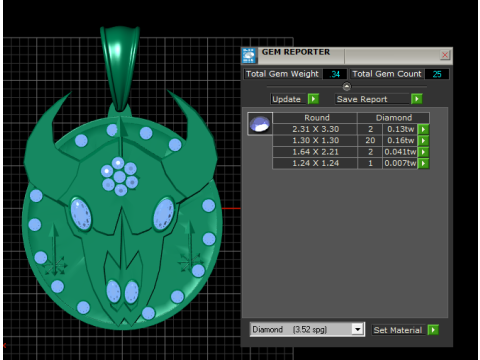 Tribal medallion jewelry Modelo de Impressão 3D