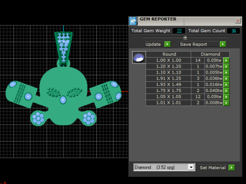Skull pendant design 3D-printmodel
