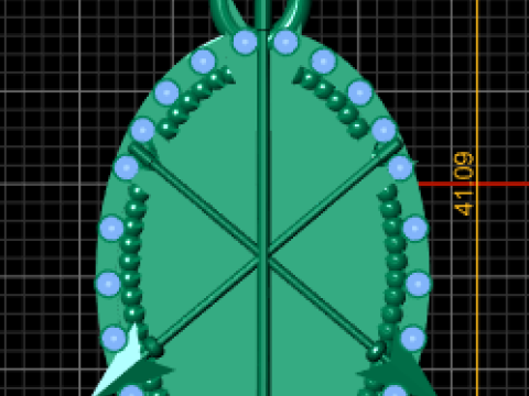 Arrow pendant design 3D Print Model