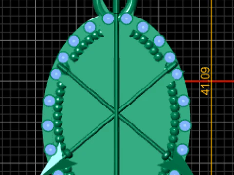 Arrow pendant design 3D Print Model