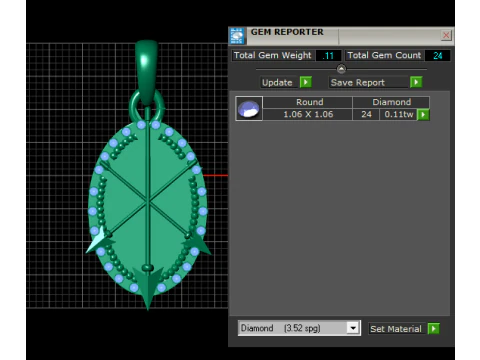 Arrow pendant design 3D Print Model
