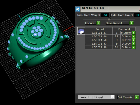 Custom gold ring 3D Print Model