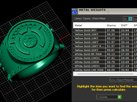 Custom gold ring 3D Print Model