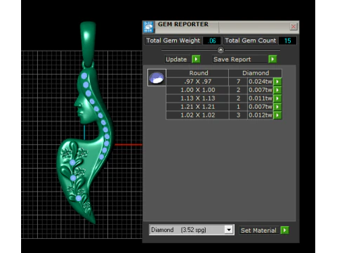 Elegant artistic pendant 3D Print Model
