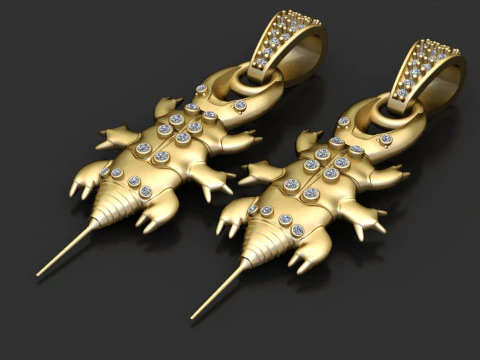 Оригинальный дизайнерский кулон 3D Принт Модель