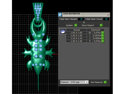 Edgy designer pendant 3D Print Model