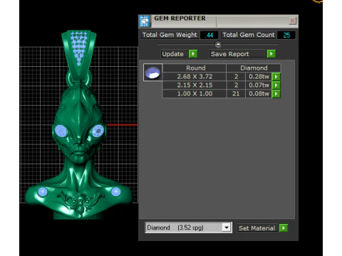 Alien queen pendant 3D Print Model