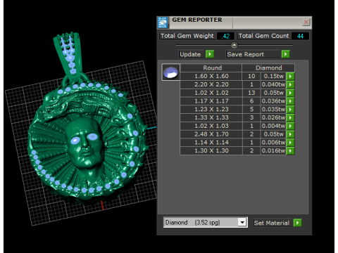Futuristic fantasy pendant 3Dプリントモデル