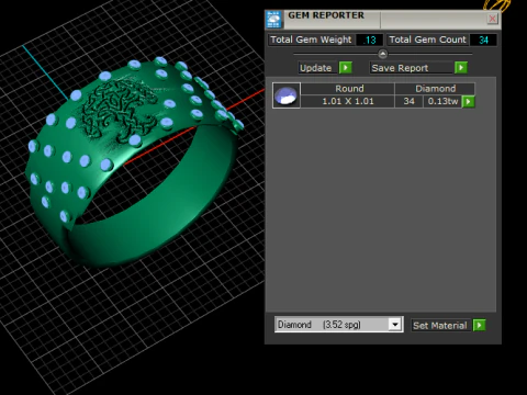 Lion head ring 3D Print Model