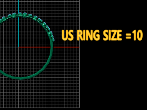 Lion head ring 3D-printmodel