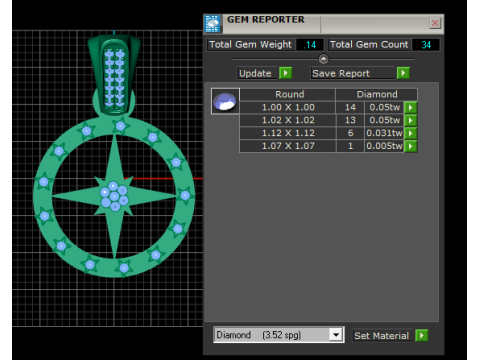 Luxury symbolic pendant Modello di stampa 3D