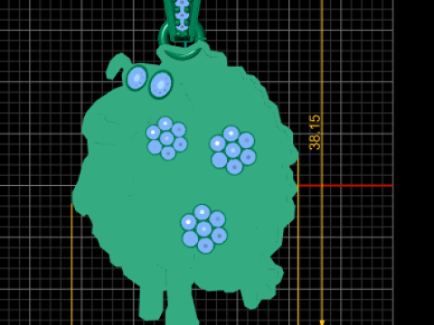 Sheep pendant Modello di stampa 3D
