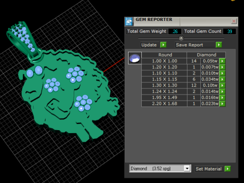 Sheep pendant Modello di stampa 3D