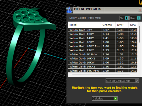 Everyday diamond ring 3D 打印模型