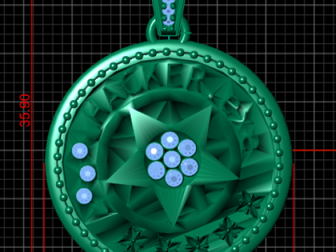 Hacker pendant Modelo de impresión 3D