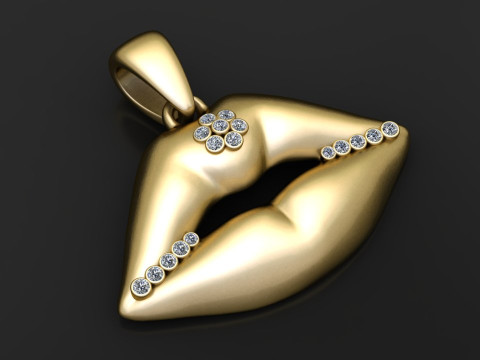 Romantic gift pendant 3D Baskı Modeli