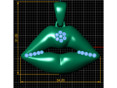 Romantic gift pendant 3D Baskı Modeli