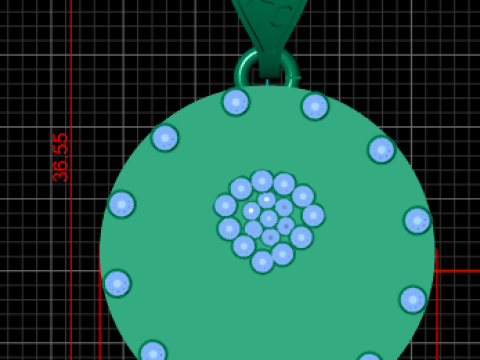 New Hip Hop Leopard Pendant 3D 打印模型