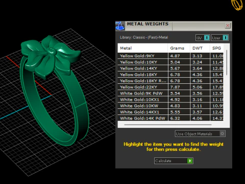 Botanical Jewelry Design 3D Print Model