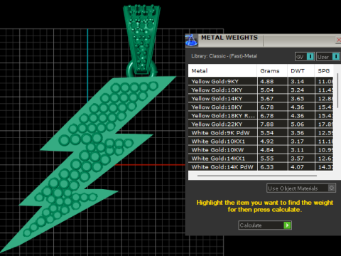 Bling Pendant Design Modello di stampa 3D