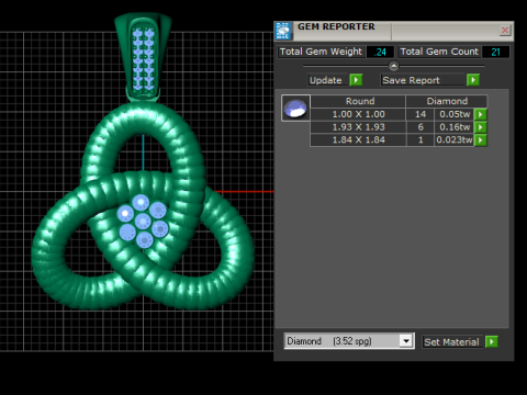 Floral Centerpiece Pendant 3D Принт Модель