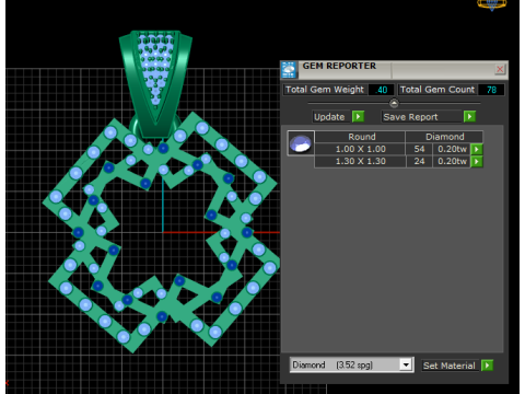 Designer Pendant STL 3D Print Model