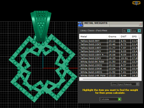 Designer Pendant STL 3D Print Model