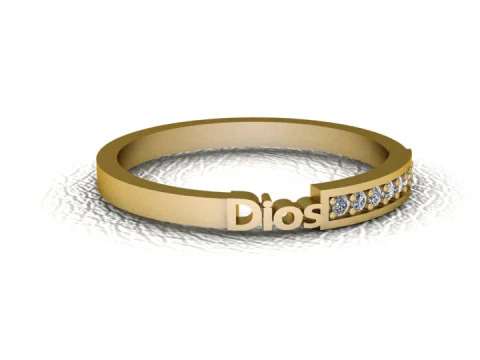 Elegant Stackable Ring 3D Print Model