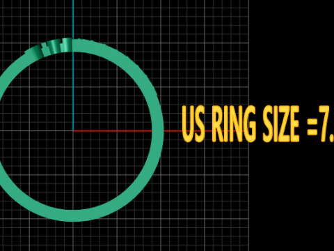 Elegant Stackable Ring 3D Print Model