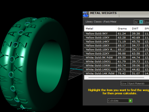 Modern Personalized Ring 3D Baskı Modeli