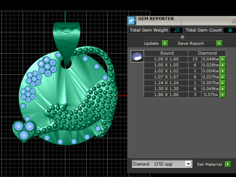 Elegant Animal Charm 3D-printmodel