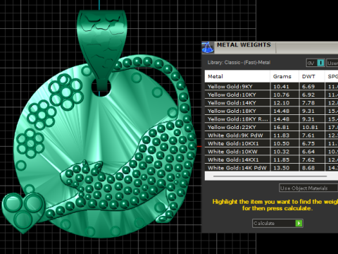 Elegant Animal Charm 3D-printmodel