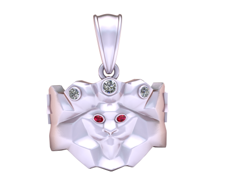 Lion King Pendant Modello di stampa 3D