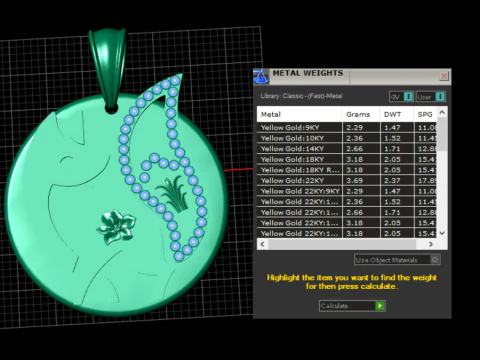 Modern Cat Necklace 3D Print Model
