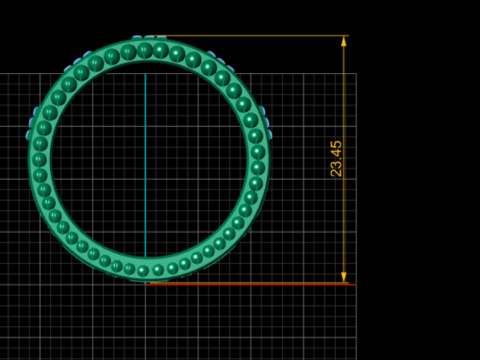 Gold Band Ring 3D Print Model