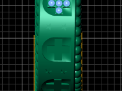 Gold Band Ring 3D Print Model