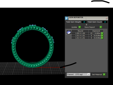 Gold Band Ring 3D Print Model