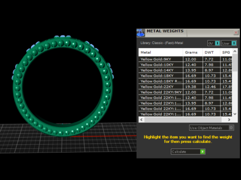 Gold Band Ring 3D Print Model