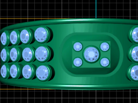 Diamond Cluster Ring 3D Print Model
