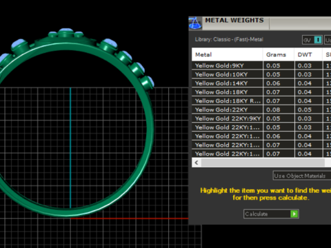 Diamond Cluster Ring 3D Принт Модель
