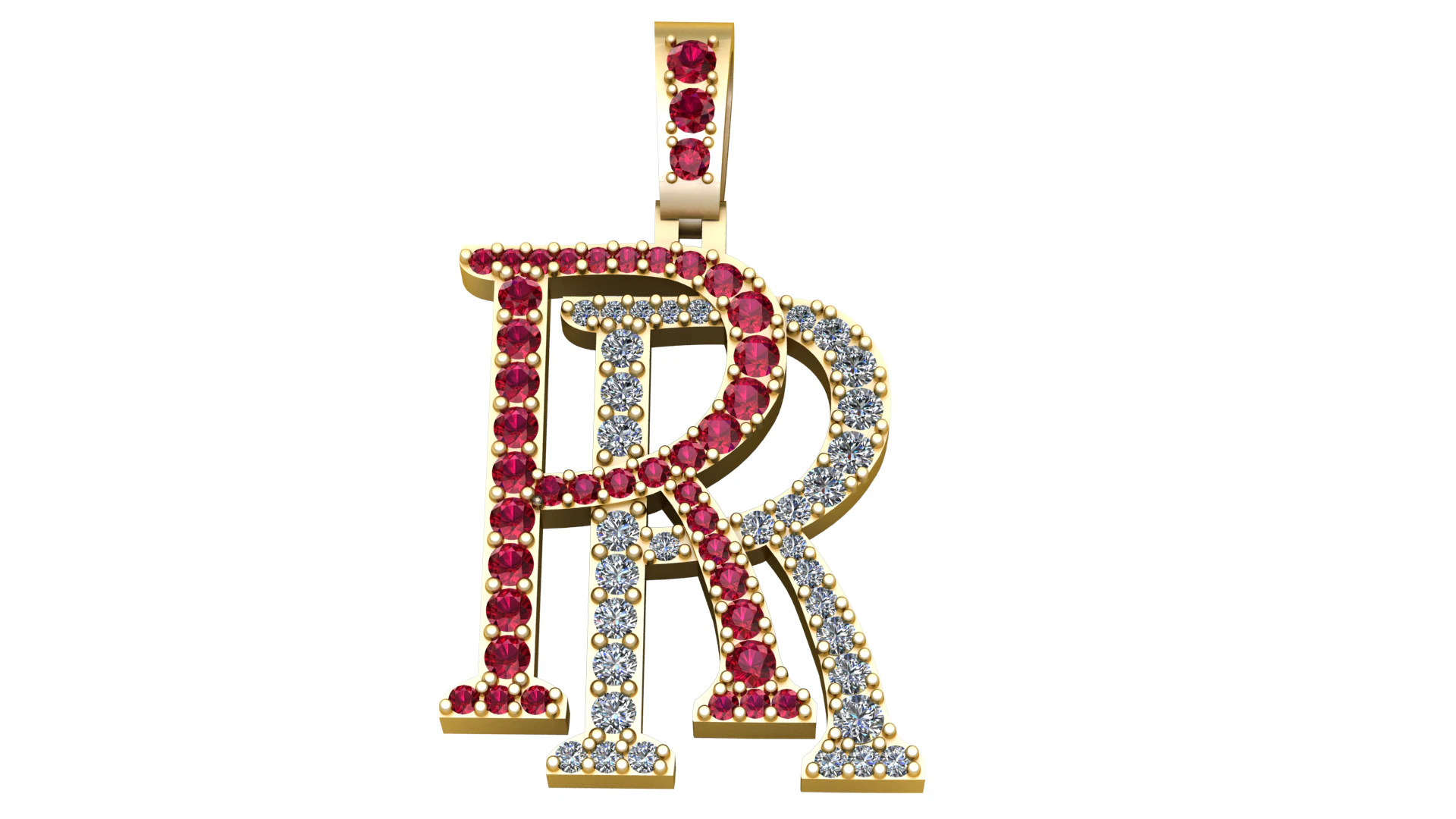 Jewelry Rendering Model 3D Print Model .c4d .max .obj .3ds .fbx .stl .blend