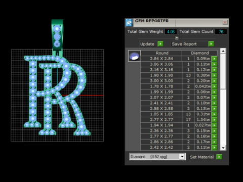 Jewelry Rendering Model 3D 프린트 모델