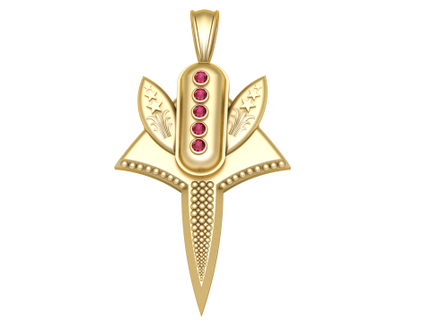 Royal Sword Jewelry 3D Print Model